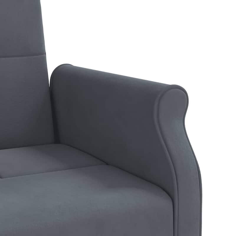 vidaXL Sofa Bed Loveseat Convertible Sofa Bed with Cushions for Studio Velvet - 85" x 35" x 27.6"