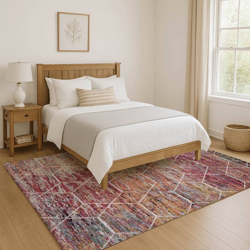 Premium Washable Super Soft Geo Abstract Mayfield Rug