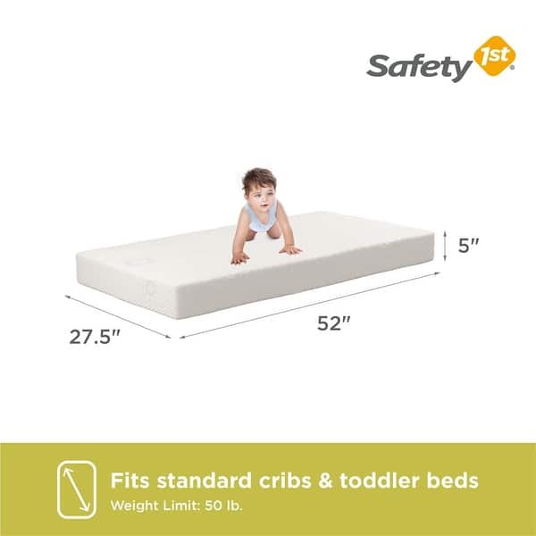 Safety 1st Precious Angel Supreme Firm Baby Crib & Toddler Mattress