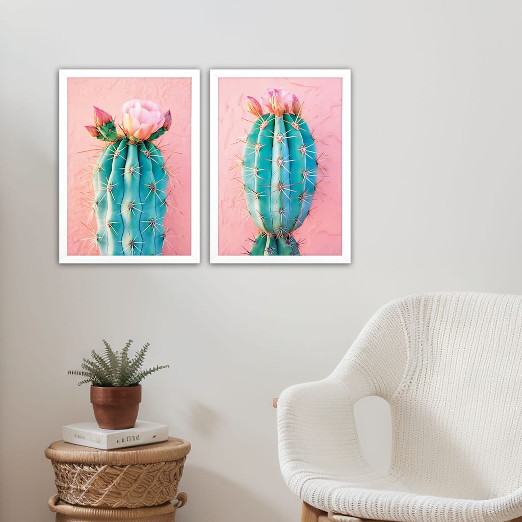 Paragon Blush Botanicals II Framed Art - Set of 2