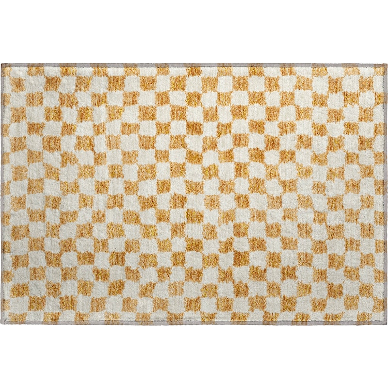 Premium Washable Super Soft Casual Checkered Mayfield Rug