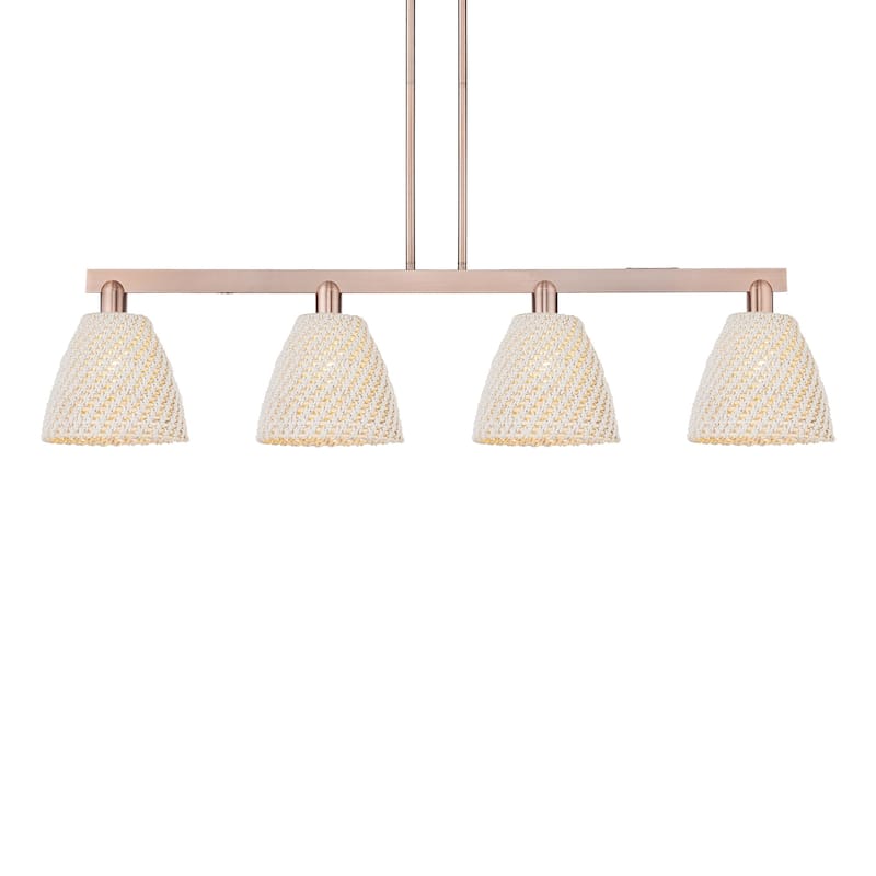 Innovations Lighting 716-4I-12-52 Bristol Natural Linear Bristol - Antique Copper / Natural
