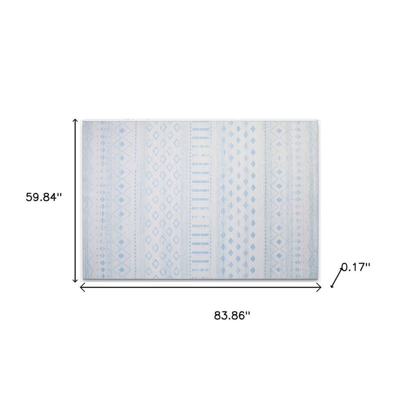 HomeRoots Geometric Casual Rectangle Area Rug