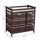 preview thumbnail 3 of 9, Baby Changing Table, Baby Changing Station Dresser with 6 Storage Drawers and Pad