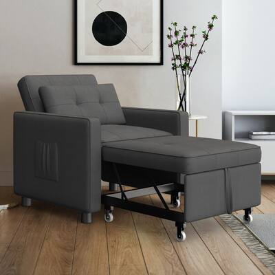 3-in-1 Adjustable Sofa Bed Folding Chair,Sofa Sleeper Bed for Living Room