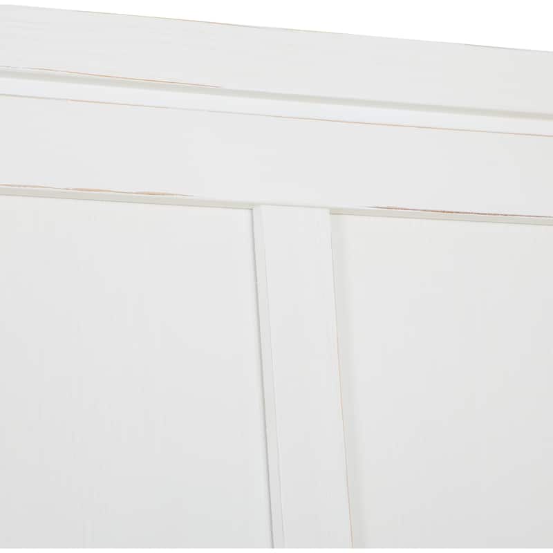 Magnussen Home Harper Springs Silo White Queen Lamp Panel Storage Bed