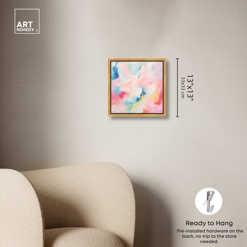Cotton Candy Clouds II Canvas by Art Remedy