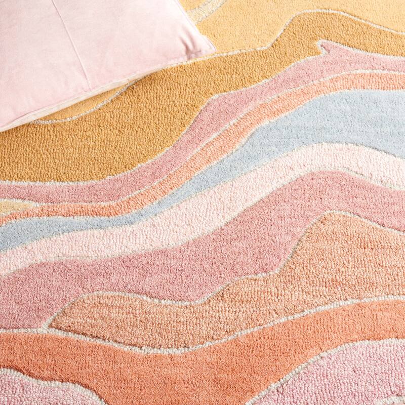 SAFAVIEH Handmade Rodeo Drive Jayde Mid-Century Modern Wool Rug