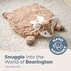preview thumbnail 3 of 4, Bearington Baby Lil' Willow 30 x 30 Inch Fawn Tummy Time Mat, Plush Animal Blanket - Multi