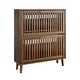 preview thumbnail 14 of 12, Shoe Cabinet, Shoe Storage Cabinet with Louvered 2 Flip Drawers, Freestanding Shoe Organizer Cabinet