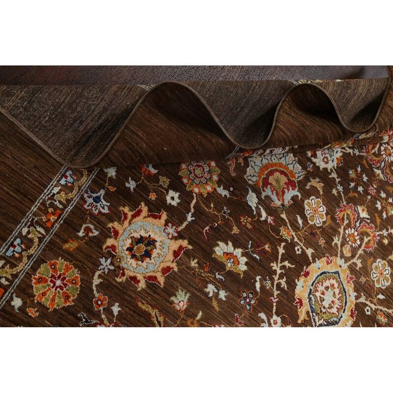 Traditional Vegetable Dye Ziegler Oriental Wool Area Rug Hand-knotted - 8'2" x 9'9"