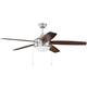 Option Brushed Polished Nickel / Dark Wood