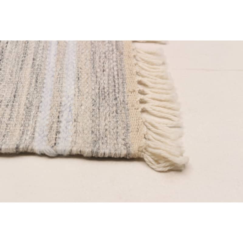 Boho Grey Kilim 5'2" x 7'10" - 5'2 x 7'10