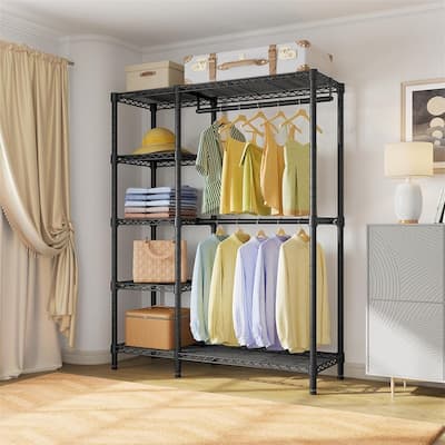 V7 Basic Garment Rack for Hanging Clothes - 16.5"D x 45"W x 76.4"H