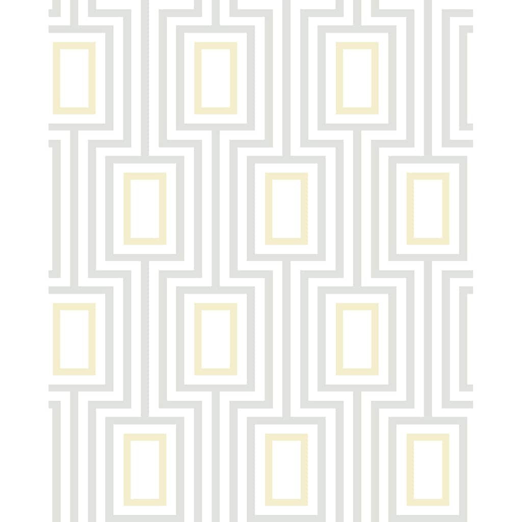 A-Street Prints Citrine Metro Mod Wallpaper