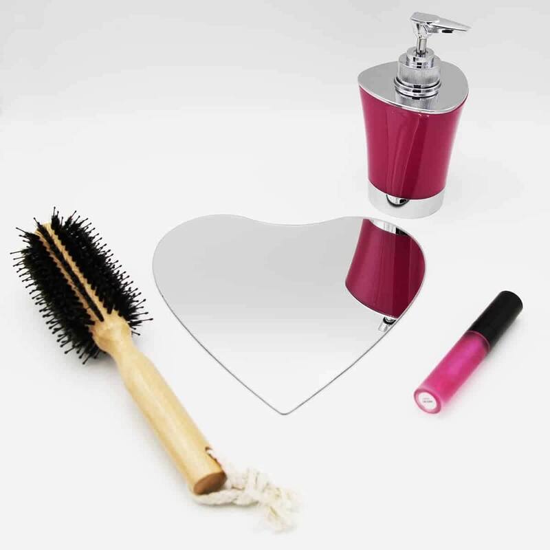 Small Decorative Wall Self Adhesive Shaped Mirrors - Set of 4