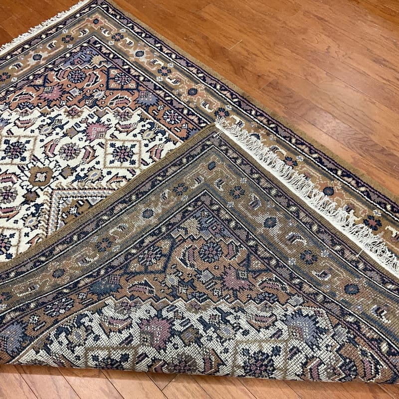 HERAT ORIENTAL Hand-knotted Medallion Bidjar Wool Rug 4'7 x 6'7 - 4'7x6'7