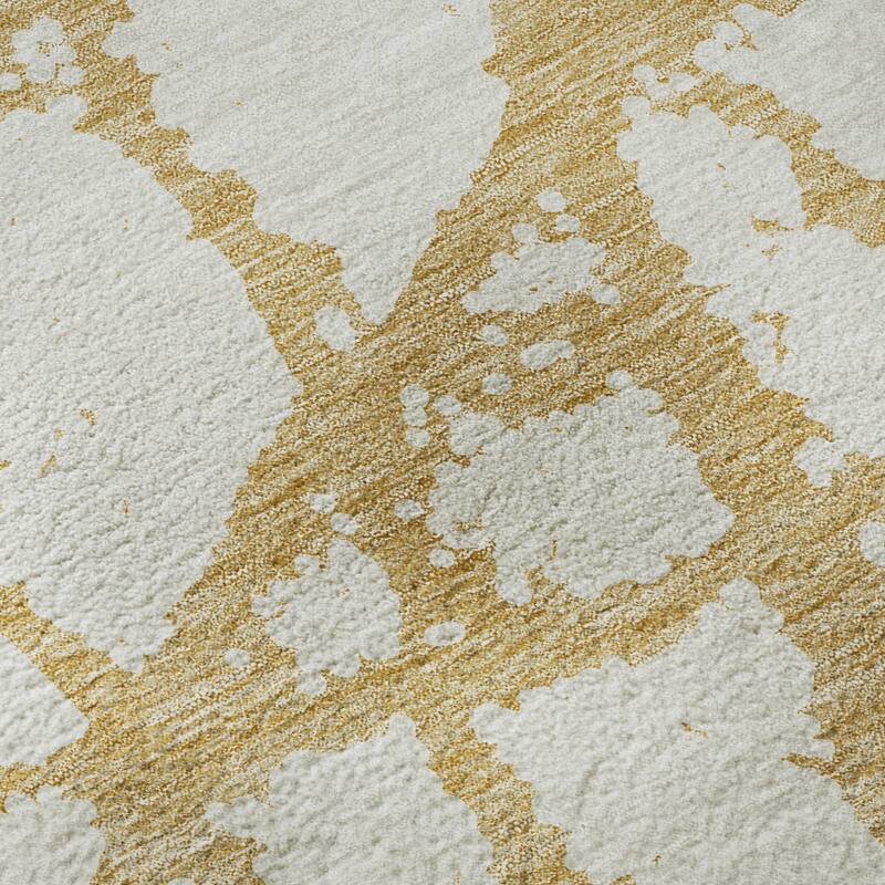 Premium Washable Super Soft Modern Crackle Mayfield Rug