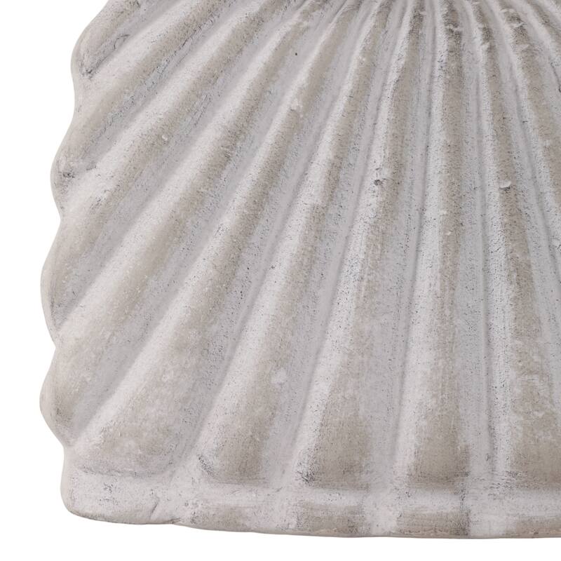 Pottery Vase Sculptural Open Center for Decorative Table Accent