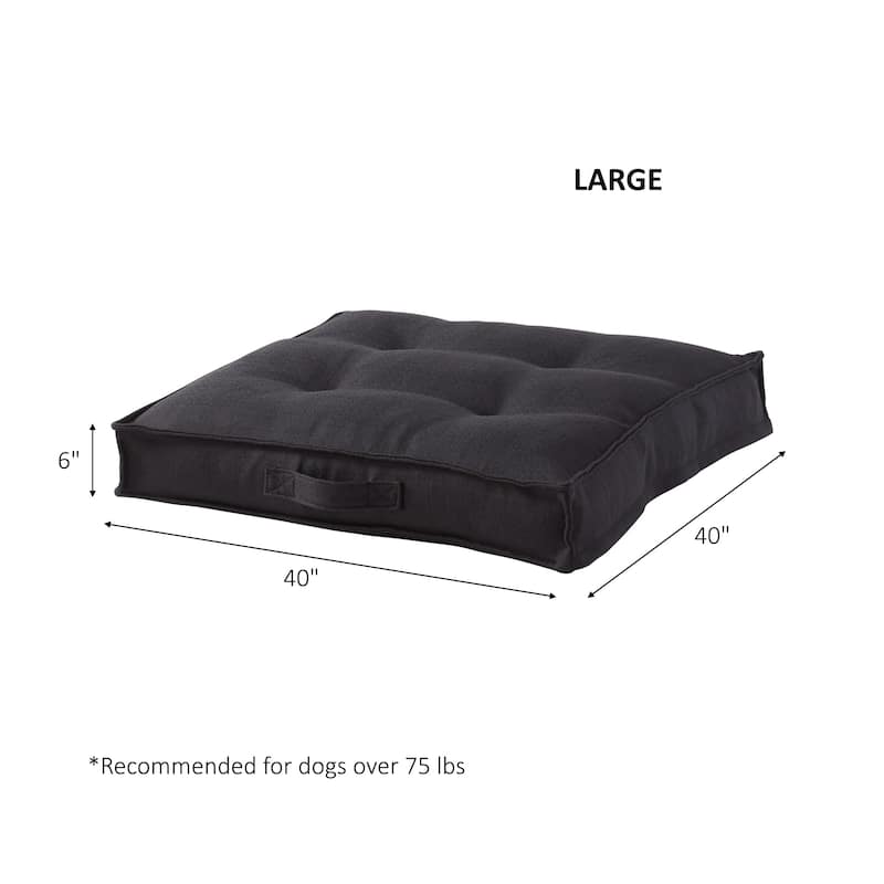 Milo Square Tufted Dog Bed
