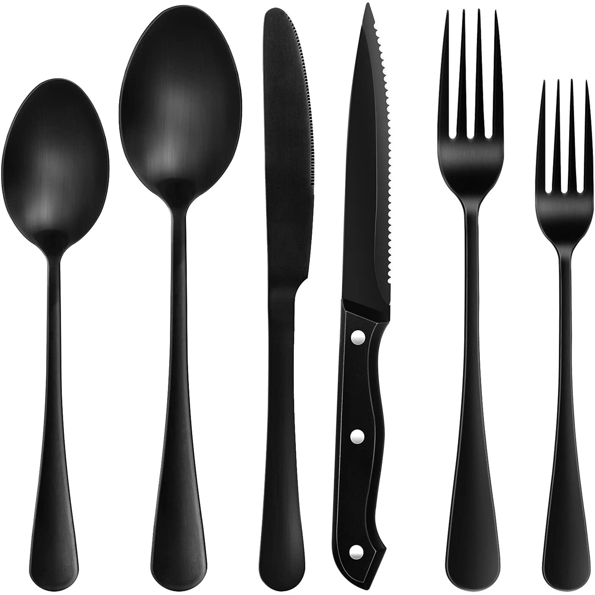 https://ak1.ostkcdn.com/images/products/is/images/direct/1f8220450373ab66bb5730934112b2f14291cc64/Matte-Black-Silverware-Set%2C-24-48-Pieces-Stainless-Steel-Flatware-set-with-Steak-Knives-for-8%2C-Tableware-Cutlery-Set%2C-Utensils.jpg