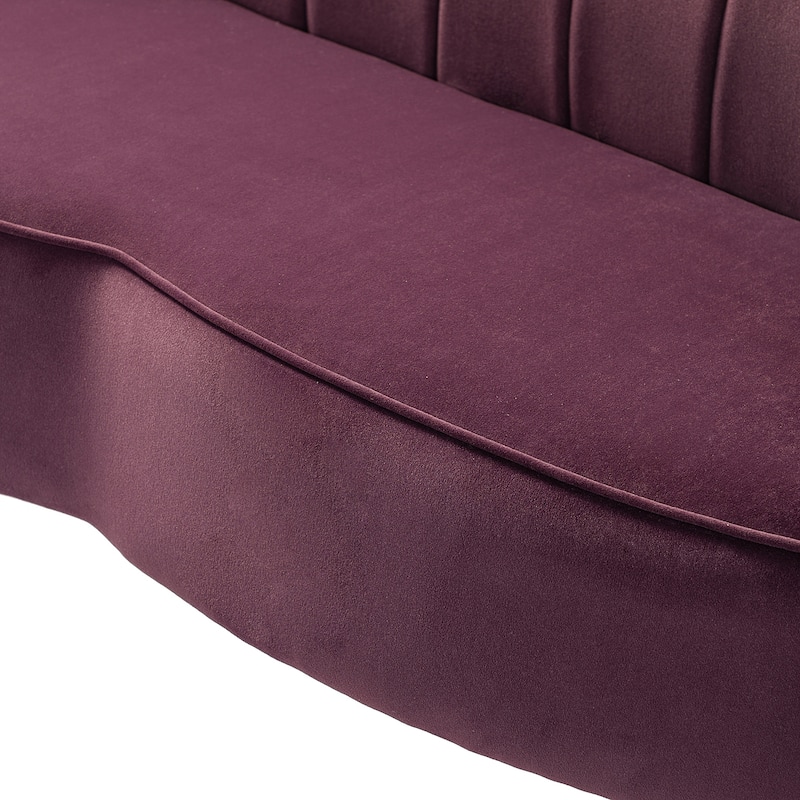 Xabier 52''Loveseat with Flower Shaped Back Design