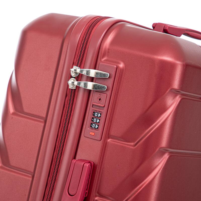 20IN 24IN 28IN 3 pcs/set in ABS Spinner Wheel Luggage, Matching Color, With Combination Lock