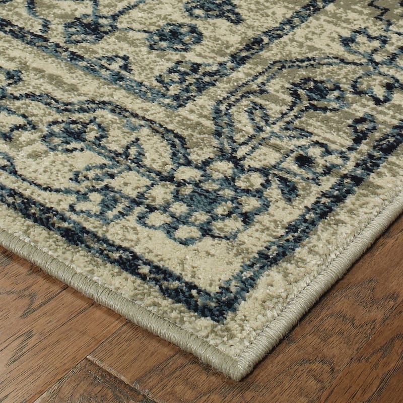 Vista Home Hyvinge Navy/ Beige Rug