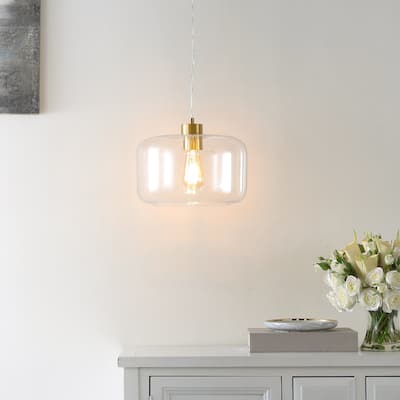 SAFAVIEH Lighting Warden 11-inch Pendant - 11" W x 11" D x 11-83" H