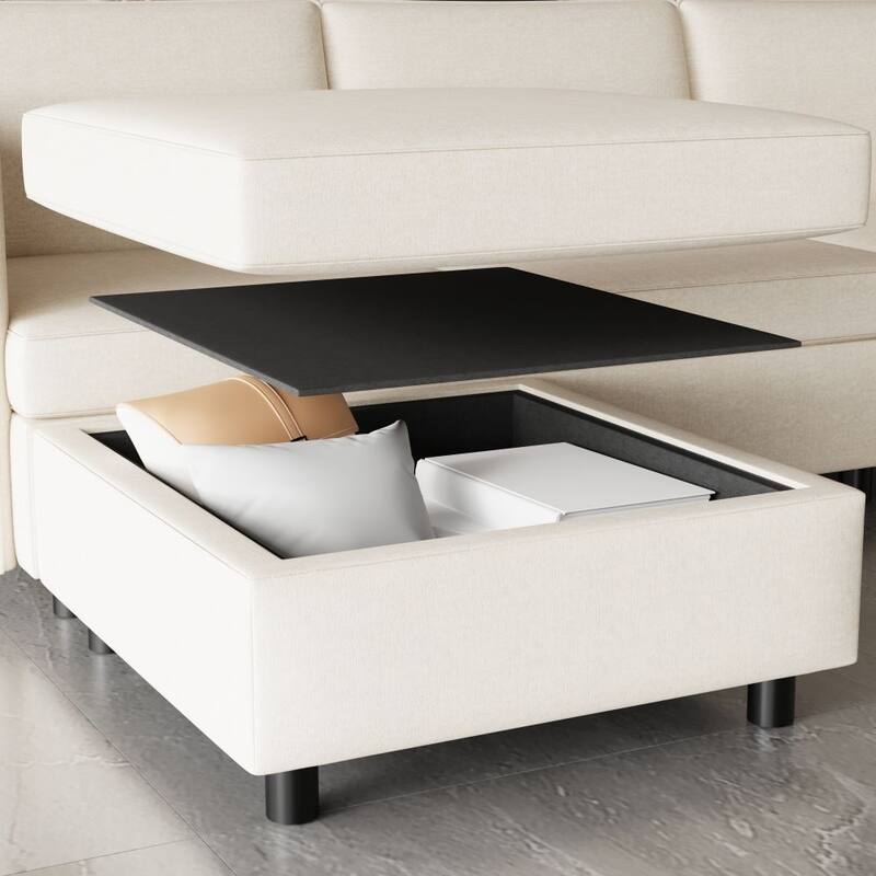 Modular Convertible Sleeper Sectional Sofa Set