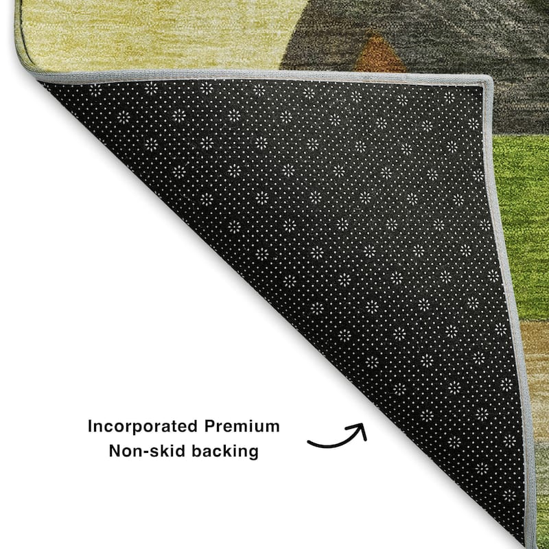 Premium Washable Super Soft Contemporary Mayfield Rug