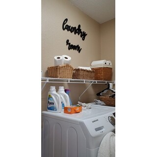 The Gray Barn Wood Laundry Room Script Wall Decor