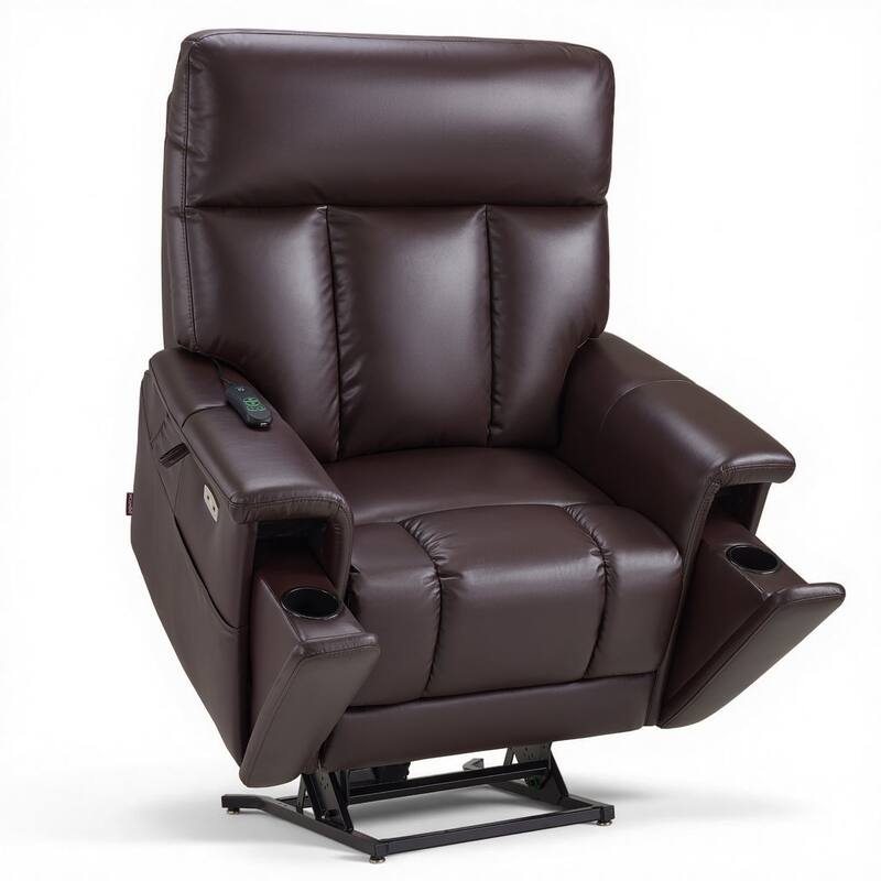 MCombo Heavy Duty Lift Chair for Elderly, Extra Wide Dual Motor Power Lift Recliner 450lbs