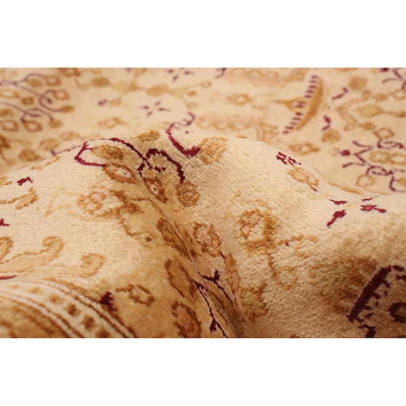 ECARPETGALLERY Hand-knotted Peshawar Oushak Beige Wool Rug - 7'11 x 10'0