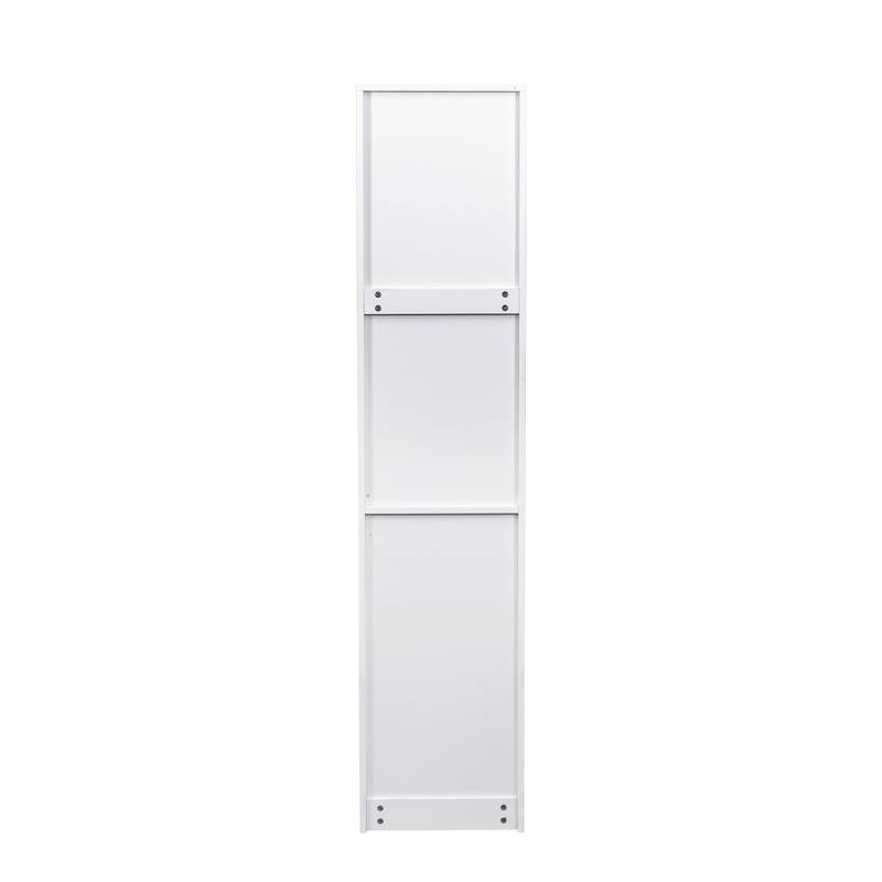 Kitchen Pantry Storage Cabinet, Modern High-Gloss Cabinets with Drawer Food Pantry Cupboard with Doors & Shelves for Dining Room