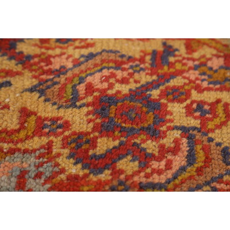 Pre-1900 Antique Sultanabad Persian Large Rug Hand-Knotted Wool Carpet - 9'8"x 16'7"