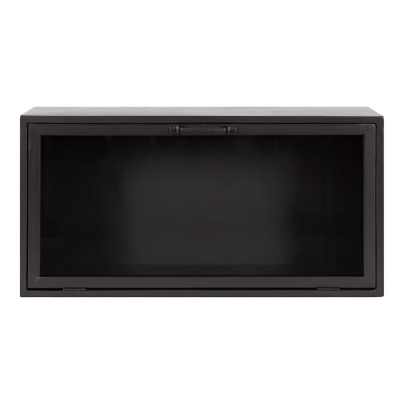 Kate and Laurel Trayce Decorative Metal Wall Cabinet - 12x24
