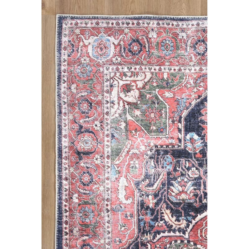 The Rug Collective Distressed Vintage Kendra Machine Washable Area