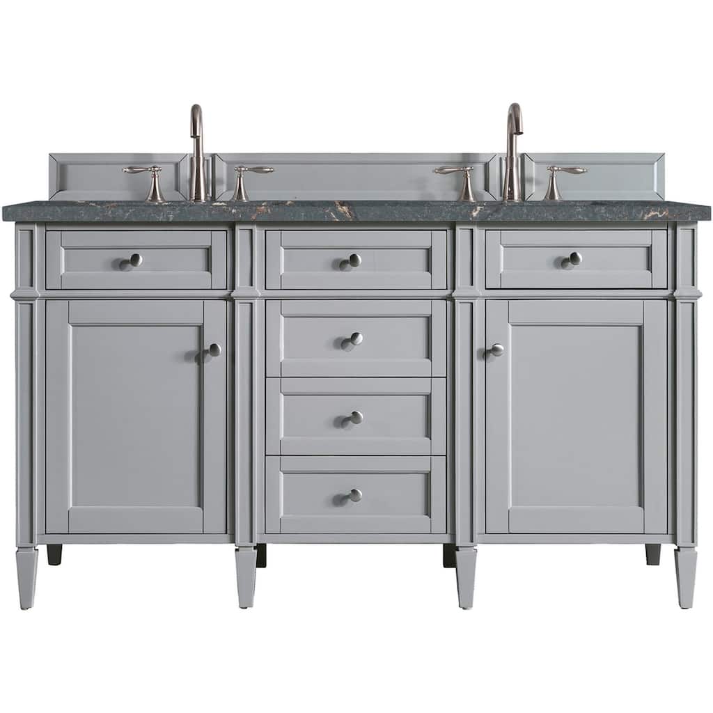 James Martin Vanities 650-V60D-FPBL Brittany 60" Free Standing Double
