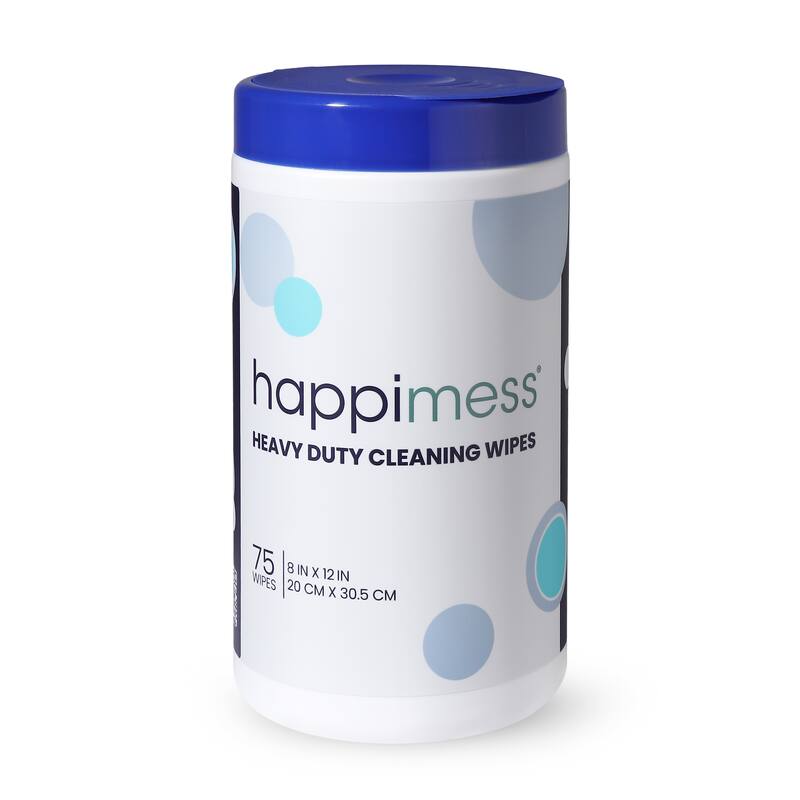 happimess, All Purpose Multi Surface Heavy Duty Cleaning Wipes Bleach Free - Single - Fresh Scent (1 Pack, 75 Count)