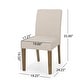 preview thumbnail 64 of 96, Kuna Contemporary Upholstered Dining Chair (Set of 2) by Christopher Knight Home