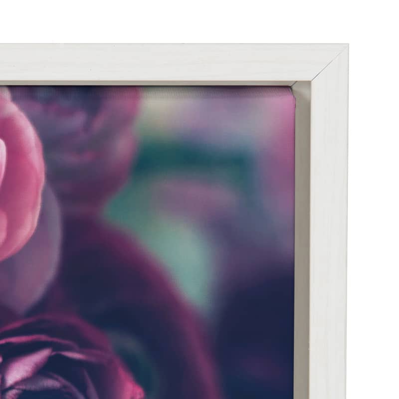 Sylvie Pink Flower Bouquet Framed Canvas Wall Art, Gold 18 x 24