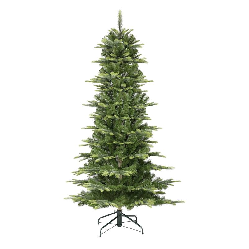 Slim Aspen Fir Artificial Christmas Tree – 6.5’ - Unlit - 6.5 Foot