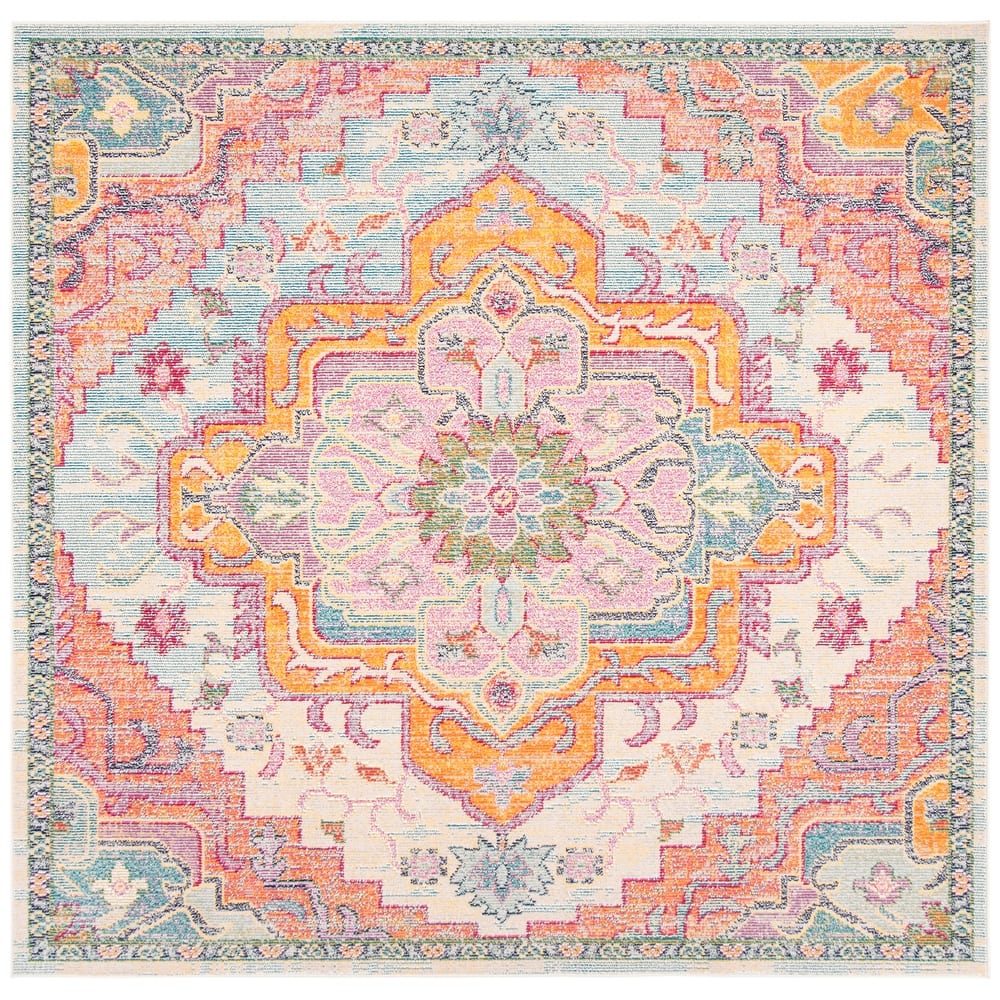 SAFAVIEH, Crystal Naimat Vintage Boho Medallion Rug