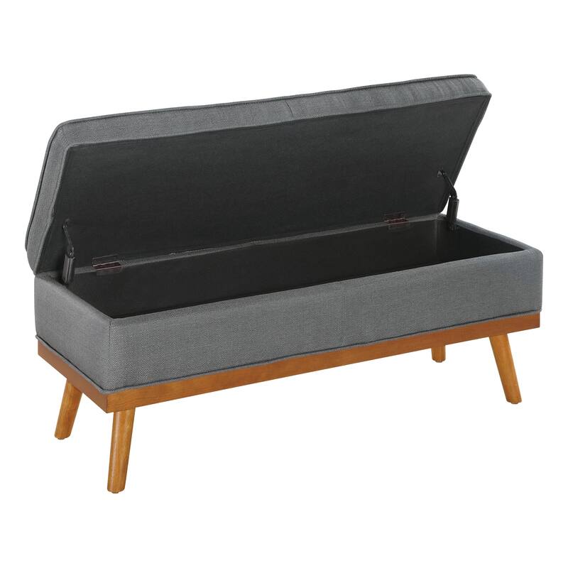 Carson Carrington Sastamala Mid-century Storage Bench