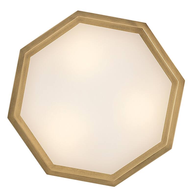 Hinkley Lighting 46993 Facet 3 Light 18" Wide Flush Mount Ceiling