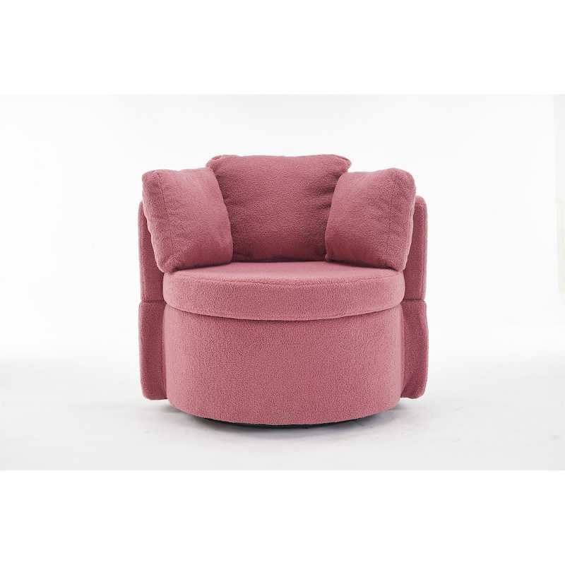 Teddy Fabric Swivel Chair