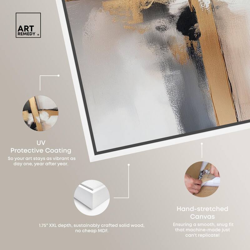 Gilded Rupture I Canvas by Art Remedy