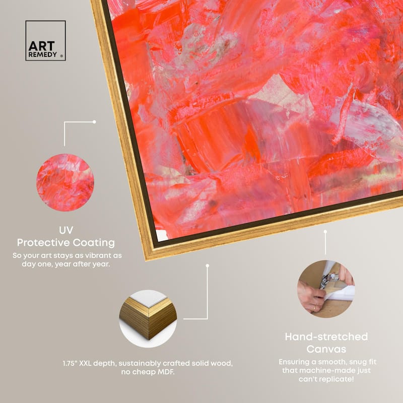 Shades of Red I Canvas by Art Remedy