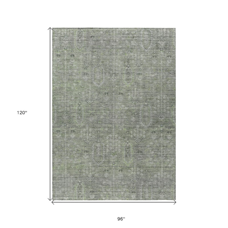 HomeRoots Southwestern Transitional Rectangle Outdoor Rug